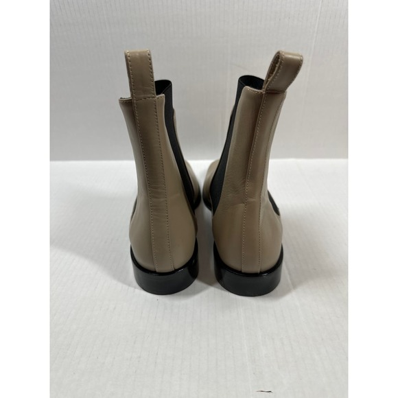 Everlane Womens Square Toe Elastic Band Detail Weather Boots Tan Size 10 - Picture 3 of 4